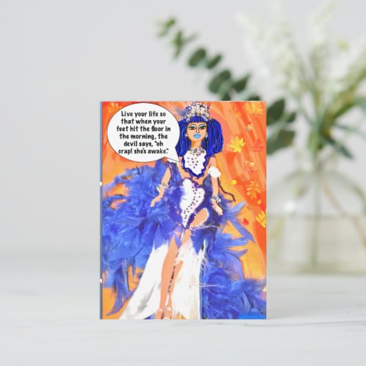 CARTE POSTALE (Debout devant)