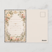 Carte postale (Dos)