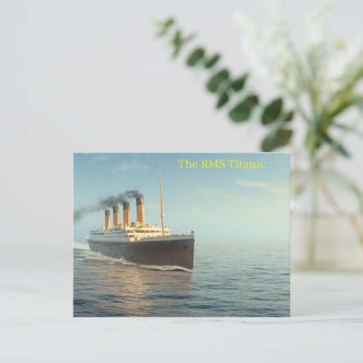 Carte postale (Debout devant)