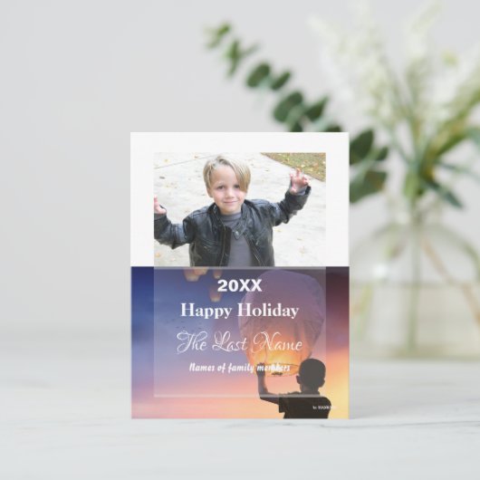 Carte postale (Debout devant)