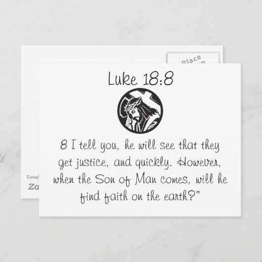 Carte postale (Devant / Derrière)