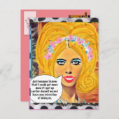 CARTE POSTALE (Devant / Derrière)