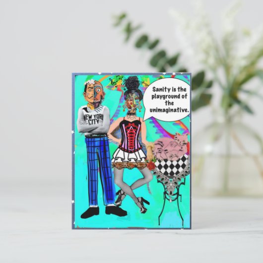 CARTE POSTALE (Debout devant)