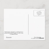 Carte postale (Dos)