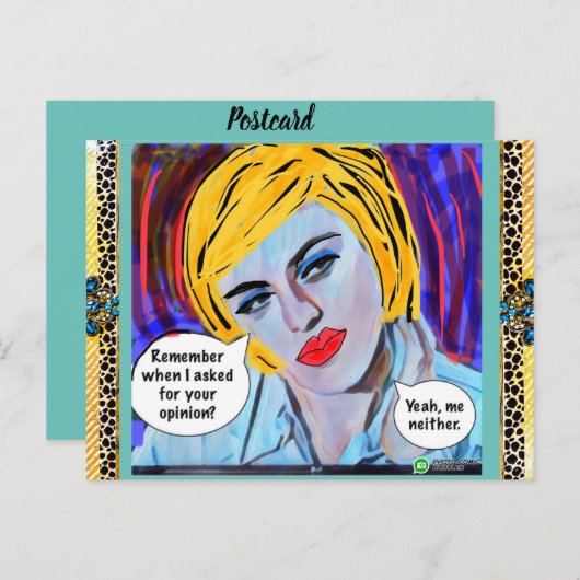 Carte postale (Devant / Derrière)