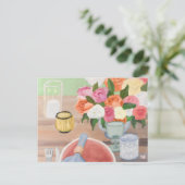 Carte postale (Debout devant)