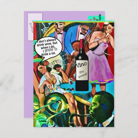 CARTE POSTALE (Devant / Derrière)