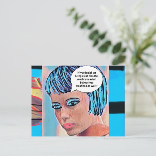 Carte postale (Debout devant)