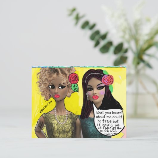 Carte postale (Debout devant)