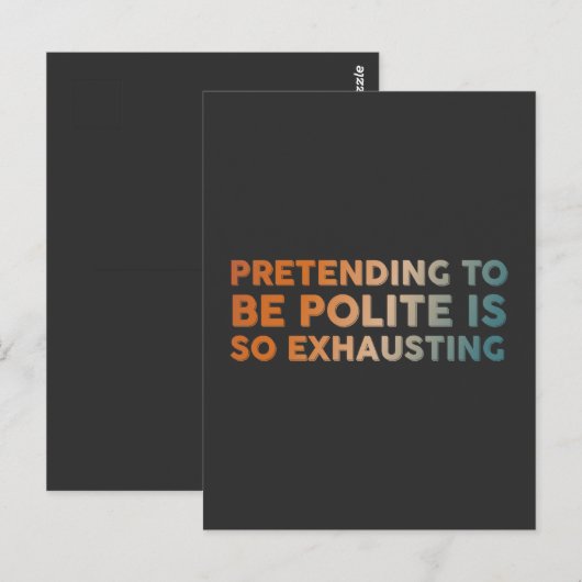 Carte postale (Devant / Derrière)