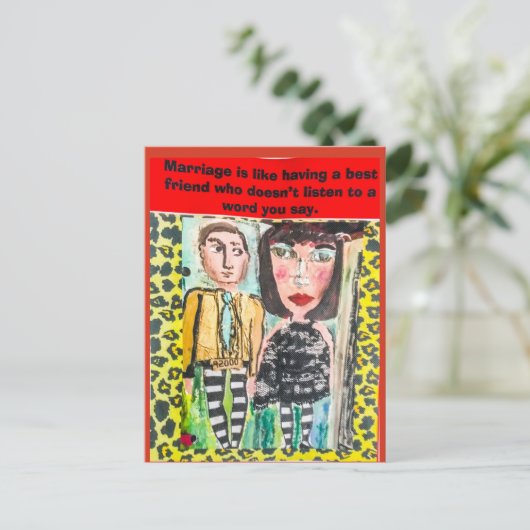 Carte postale (Debout devant)