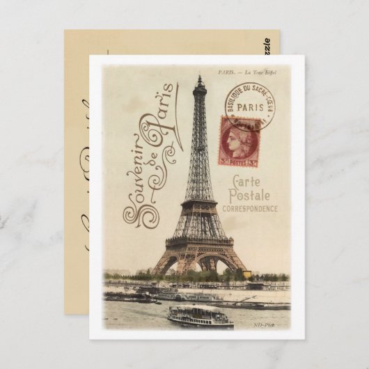 Carte postale (Devant / Derrière)