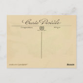 Carte postale (Dos)