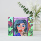 Carte postale (Debout devant)