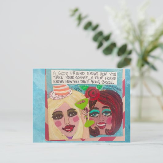 CARTE POSTALE (Debout devant)