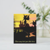 Carte postale (Debout devant)