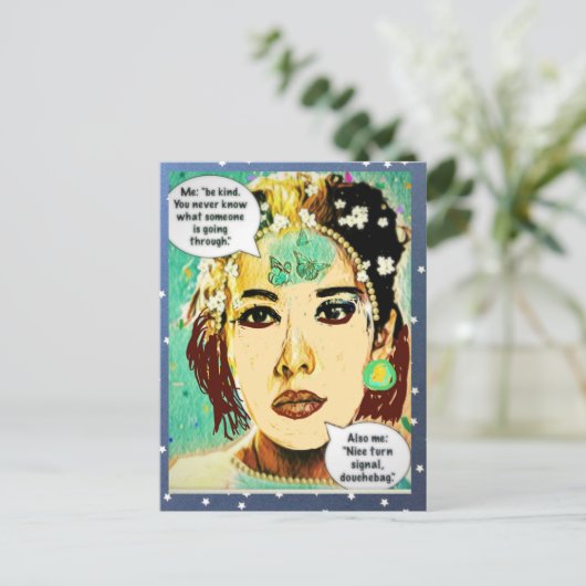 CARTE POSTALE (Debout devant)