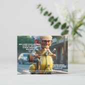 Carte postale (Debout devant)