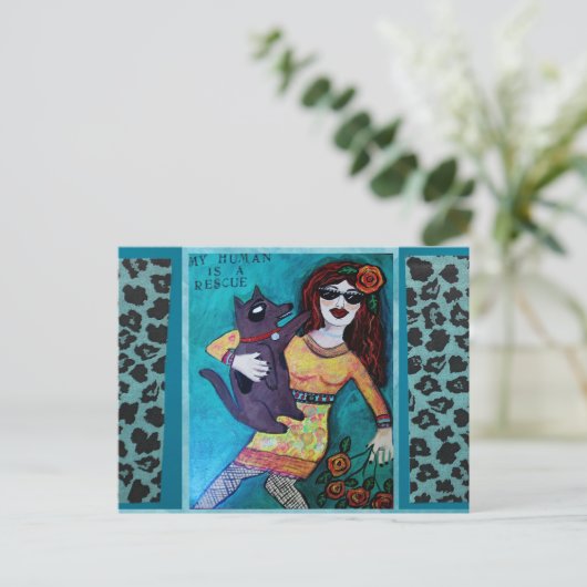 CARTE POSTALE (Debout devant)