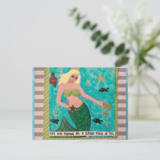 CARTE POSTALE (Debout devant)