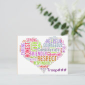 Carte postale (Debout devant)