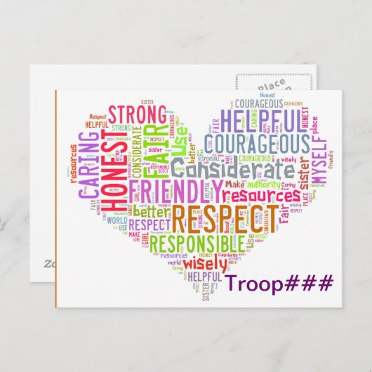 Carte postale (Devant / Derrière)