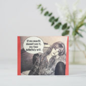 Carte postale (Debout devant)