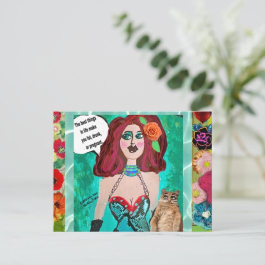 Carte postale (Debout devant)