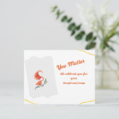 Carte postale (Debout devant)