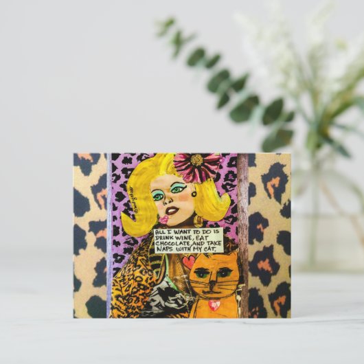 CARTE POSTALE (Debout devant)