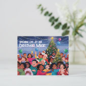 Carte postale (Debout devant)