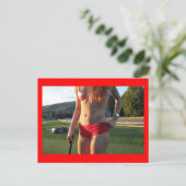 carte postale (Debout devant)