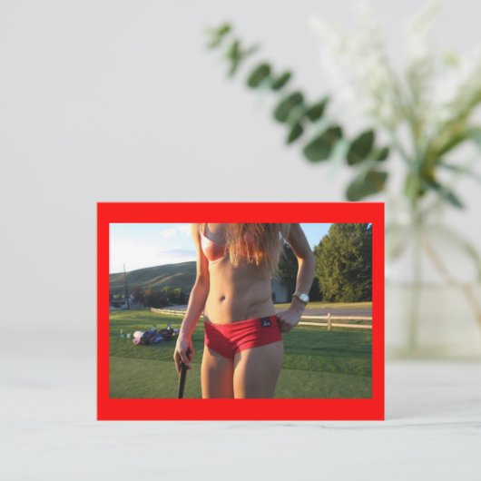 carte postale (Debout devant)