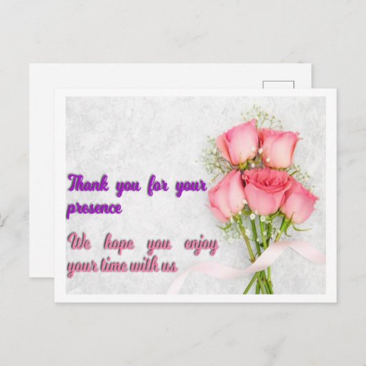 Carte postale (Devant / Derrière)