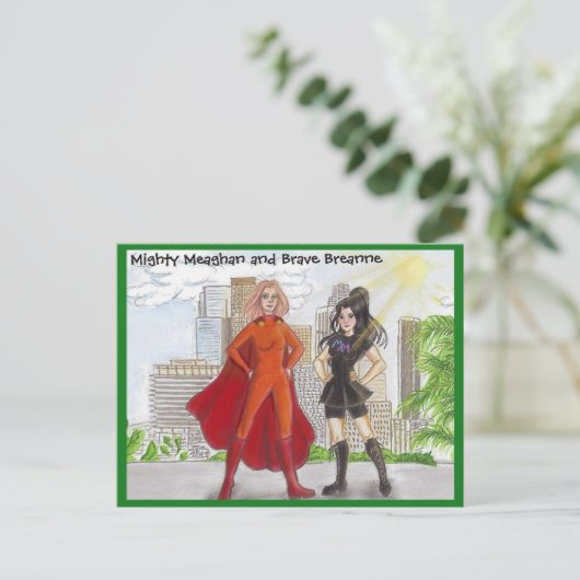 Carte postale (Debout devant)