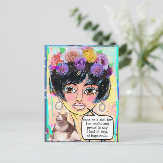 CARTE POSTALE (Debout devant)