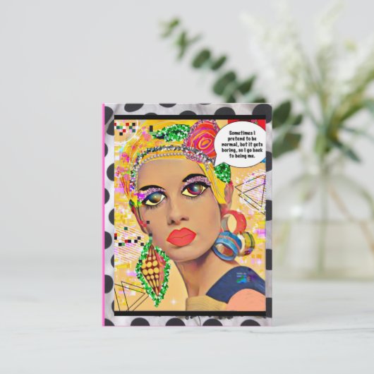 CARTE POSTALE (Debout devant)