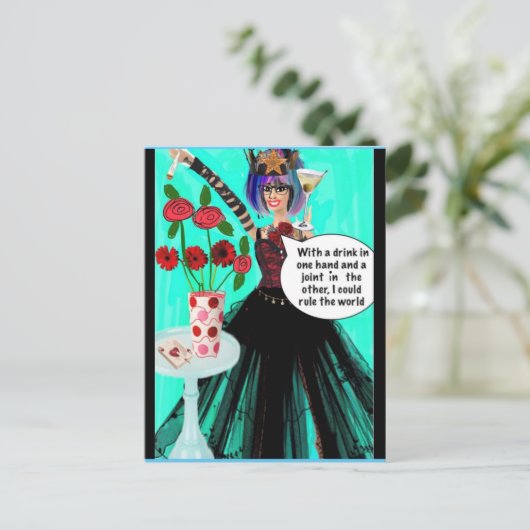 CARTE POSTALE (Debout devant)