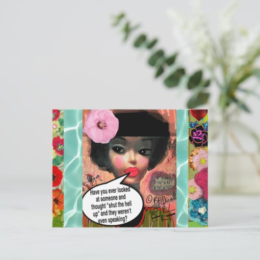 Carte postale (Debout devant)