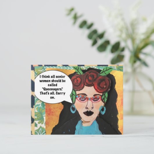 CARTE POSTALE (Debout devant)