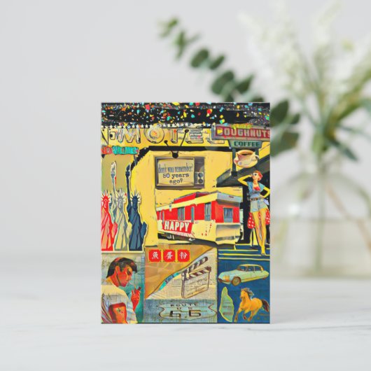 CARTE POSTALE (Debout devant)