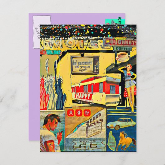 CARTE POSTALE (Devant / Derrière)