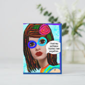 CARTE POSTALE (Debout devant)