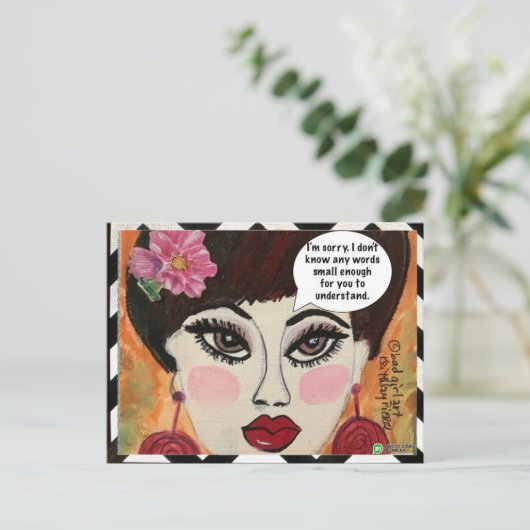 Carte postale (Debout devant)