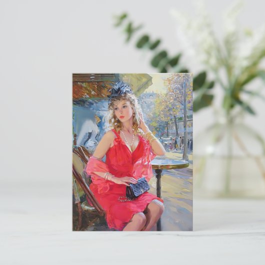 Carte postale (Debout devant)