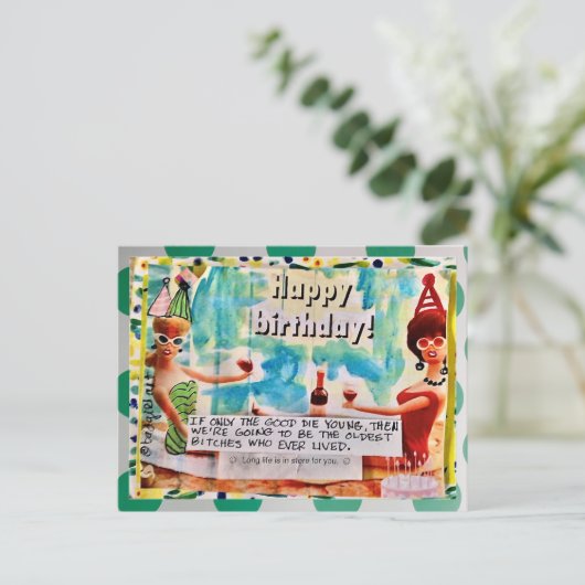 Carte postale (Debout devant)