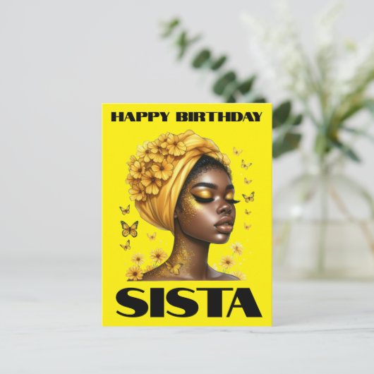 Carte postale (Debout devant)