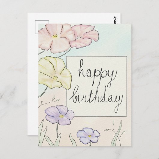 Carte postale (Devant / Derrière)