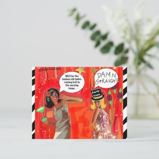 Carte postale (Debout devant)