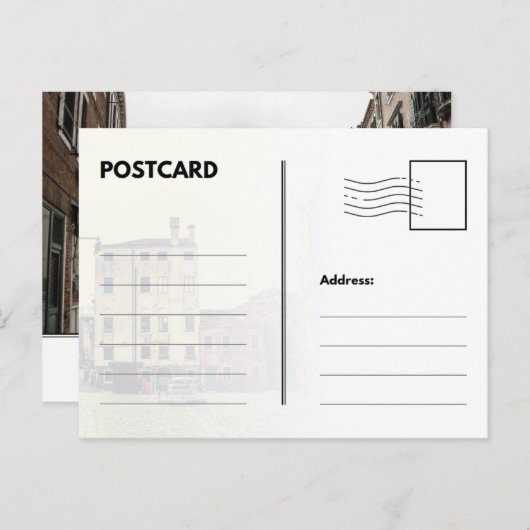 Carte postale (Devant / Derrière)